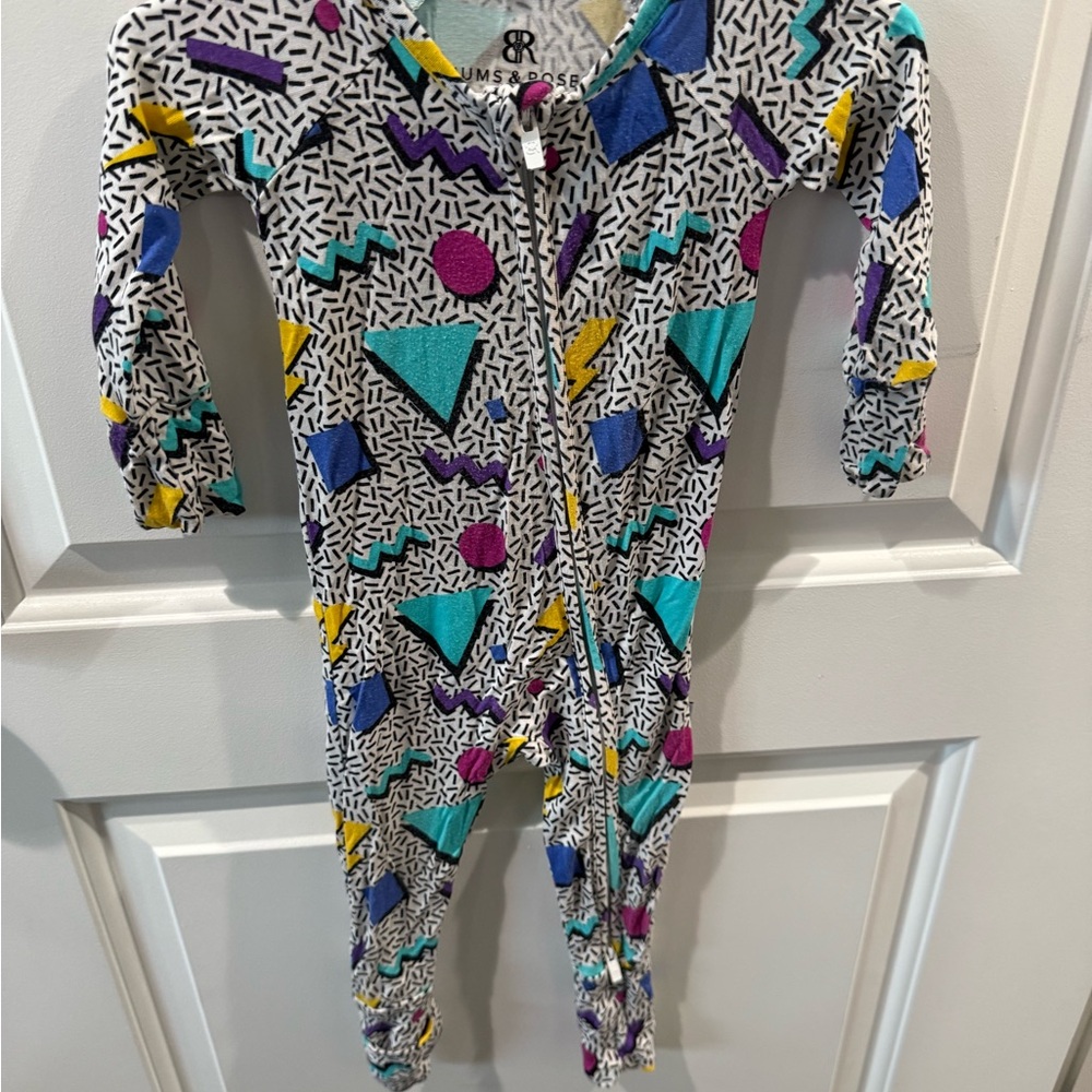 Colorful Geometric Kids One Piece